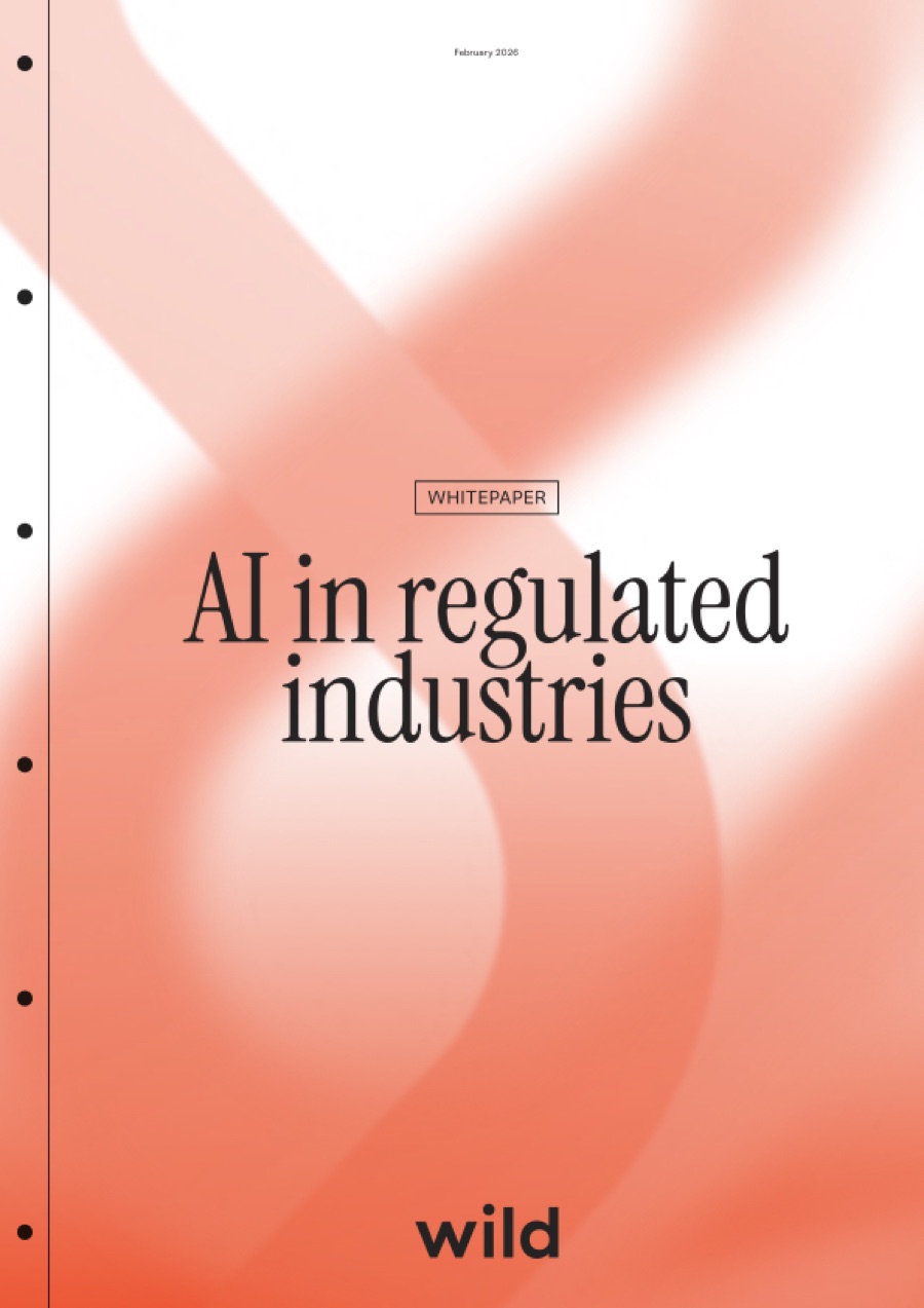 Cover of the whitepaper AI in regulated industries, February 2026